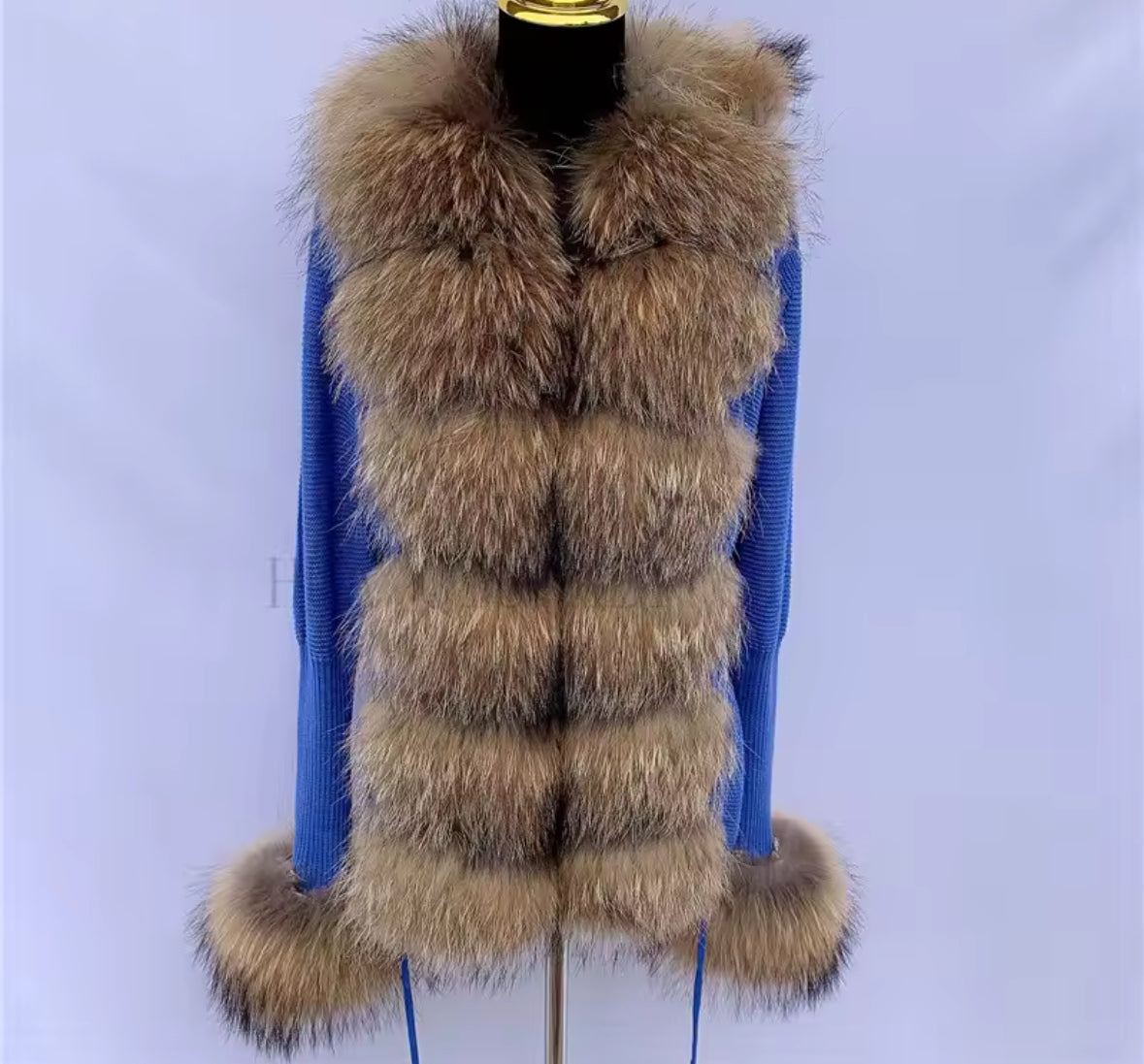 ‘Fiera’ fox fur cardigan